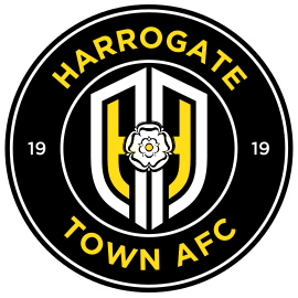 The Harrogate Town FC Badge (via Wikipedia)