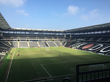 Interior view of Stadium MK (via Wikipedia)